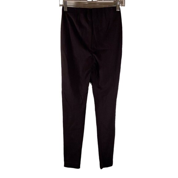 J.JILL Women's Brown Ponte Slim Leg Pull-On Pants Size XS Hi Rise Knit Leggings - Picture 3 of 8